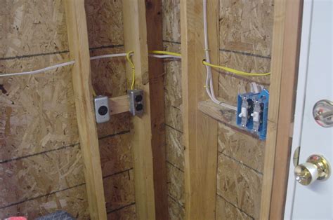 installing garage electrical wire